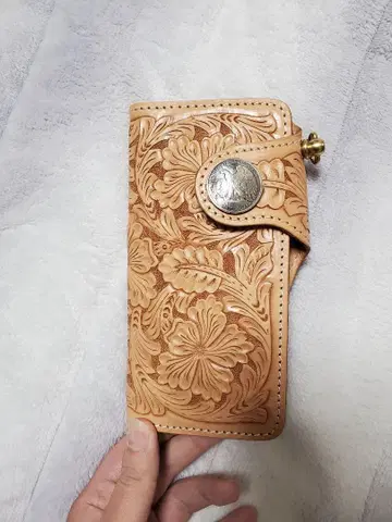 바이커즈 지갑 / 천연 가죽