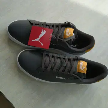 PUMA 스니커즈 그레이/오렌지