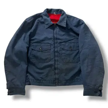 90s USA제 Red Kap 워크 자켓 네이비 M 짧은 기장 구제 의류