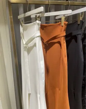 프레이 아이디 비대칭 머메이드 스커트