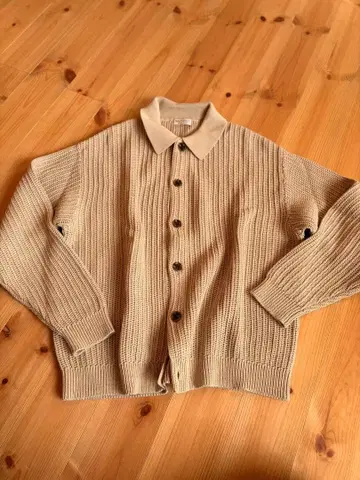 BEAUTY & YOUTH 얇은 소재 베이지 가디건