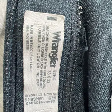 Wrangler 슬랙스 31 x 32 다크 그레이