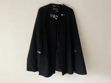 ZARA 버클 케이프 코트