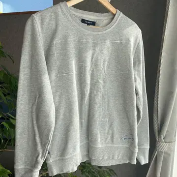 TOMMY 그레이 크루넥 트레이닝복 M