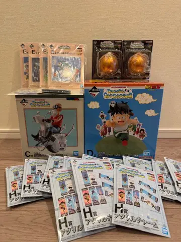 제일복권 드래곤볼 SNAP COLLECTION 2 C/D상 외 세트