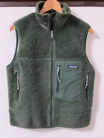 레어 컬러 patagonia 레트로 x 플리스 베스트 올리브 S