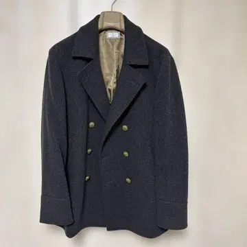 BRUNELLO CUCINELLI 다크 그레이 피 코트