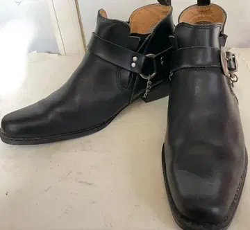 웨스턴 가죽 부츠 사이즈 표기 없음 사이즈 25.5~26.0cm