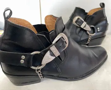 웨스턴 가죽 부츠 사이즈 표기 없음 사이즈 25.5~26.0cm