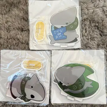 외출 아기상어 아크릴 스탠드 3개 세트