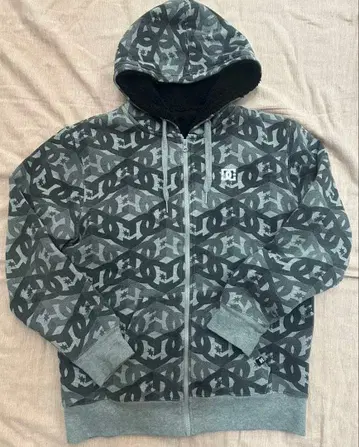 DC 풀 집업 보아 후드티 그레이 계열 남성용