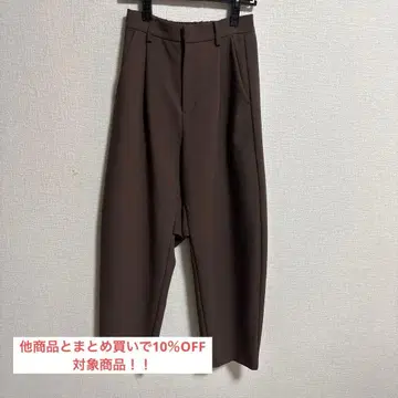 LoungeDress 코쿤 팬츠 브라운 S 사이즈