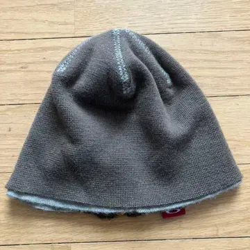 OAKLEY 브라운 니트 모자 지퍼 포함