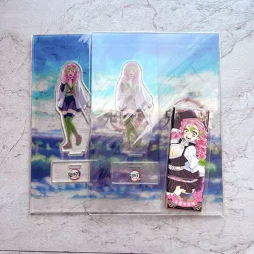 귀멸의 칼날 칸로지 미츠리 기둥 회의 아크릴 스탠드 그림 캔뱃지