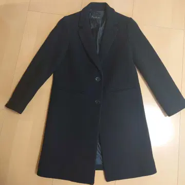 apare by lowrys 블랙 체스터 코트 M