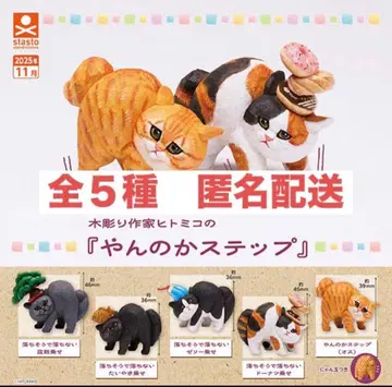 나무 조각 작가 히토미코의 얀노카 스텝 전 5종