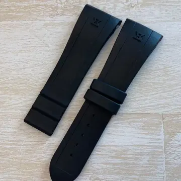 레어 에독스 시계 벨트 남성용 블랙 약 23mm