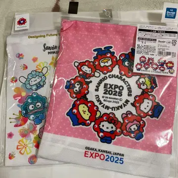 간사이 만박 산리오 콜라보 복조리 2개 세트