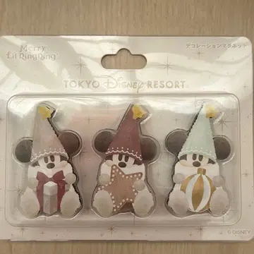 디즈니 크리스마스 리루린린 데코레이션 마그넷 세트