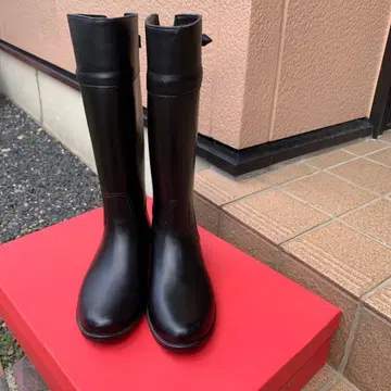 Oriental Traffic 블랙 롱 부츠