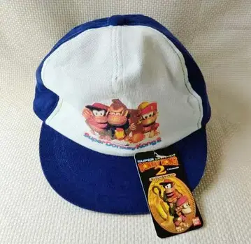 레트로 동키콩 캡 네이비 54cm 키즈 어린이용 닌텐도 게임 모자