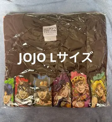 (새상품급) 죠죠의 기묘한 모험 JOJO WORLD 셔츠 L 블랙