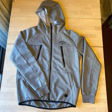 캘러웨이 그레이 풀 집업 후드티 M