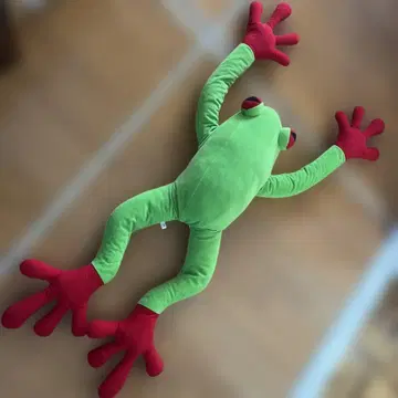 초대형 개구리 봉제 인형