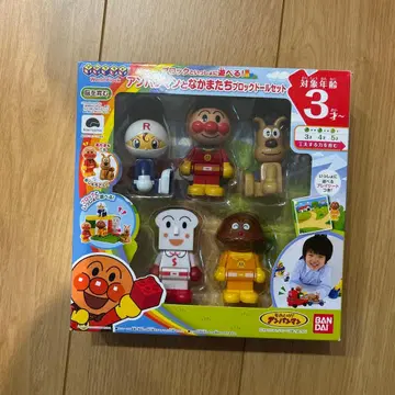 호빵맨과 친구들 블록 인형 세트 블록 라보