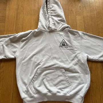 AVIREX XL 화이트 후드티