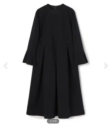 [새상품] 투모로우랜드 스트레치 타프타 박스턱 원피스