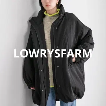 LOWRYSFARM 롤리스 몬스터 코트 점퍼 다운 블루종