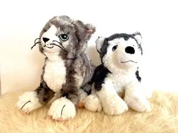 IKEA 고양이와 강아지 봉제 인형 세트