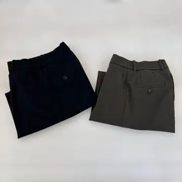 UNIQLO 와이드 턱 팬츠 S 2세트