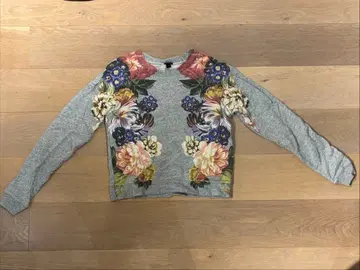 J.Crew 꽃무늬 프린트 트레이닝복 XS 그레이