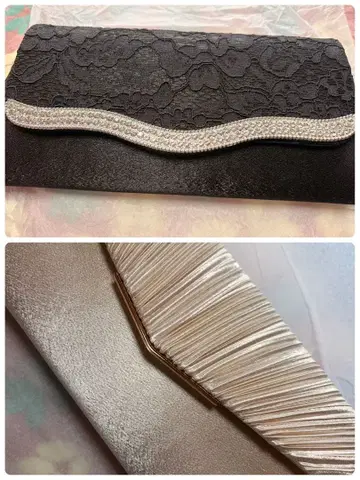블랙 레이스, 화이트, 클러치백 2개
