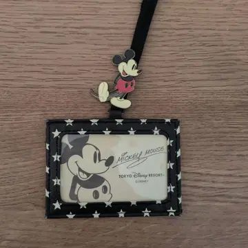 미키마우스 별 패턴 패스 케이스