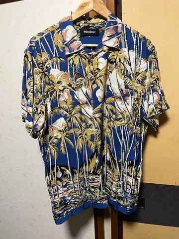 Subculture 팜 트리 패턴 반팔 셔츠