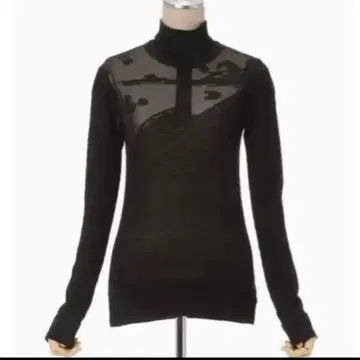 마메쿠로구치 시어 니트탑 이마리