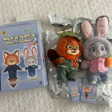 TOPTOY 디즈니 주토피아 닉 주디