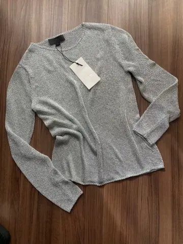 [ 미사용 새상품 택 포함 ] zara/자라 니트 실버 S