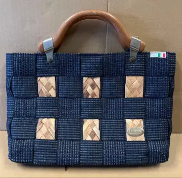 이탈리아제 네이비 핸드백 FERMANI made in ITALY
