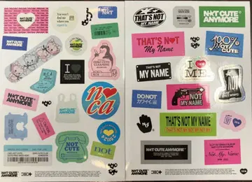 NOT CUTE ANYMORE 스티커 세트