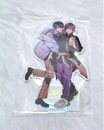 사랑하고 싶다면 나로는 안 돼? 아크릴 스탠드 옐로우 컬러 고양이