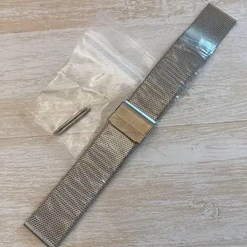 미사용 새상품 윤하우스 맥스 빌 교체 벨트 20mm 실버