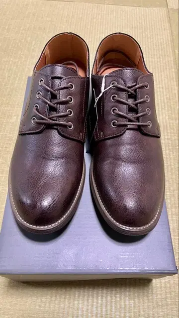 [ 미사용 새상품 ] 남성용 드레스 신발 다크 브라운