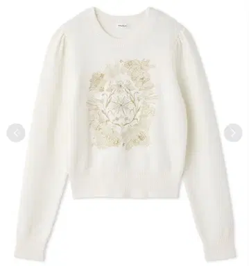 프레이 아이디 에뚜왈 자수 니트 OWHT