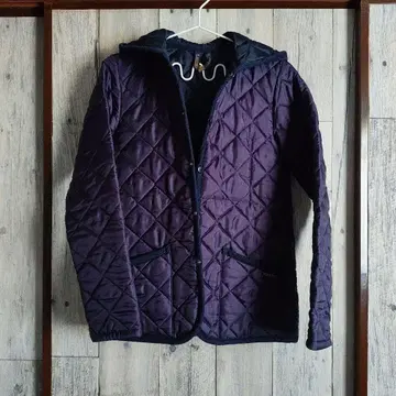 LAVENHAM 퍼플 퀼팅 자켓 E 36/48