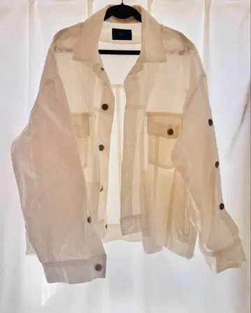 Soffitto 화이트 데님 자켓