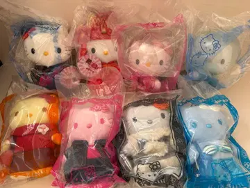 맥도날드 키티 봉제 인형 8개 세트